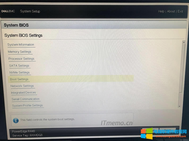 �x��Boot settings