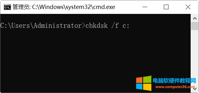 ���ʹ��chkdsk�����Q��Xϵ�y(t��ng)�M(j��n)�벻���c�P���Gʧ����