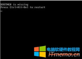 ��X�_�C���e�@ʾӢ��bootmgr is missing��ô��Q