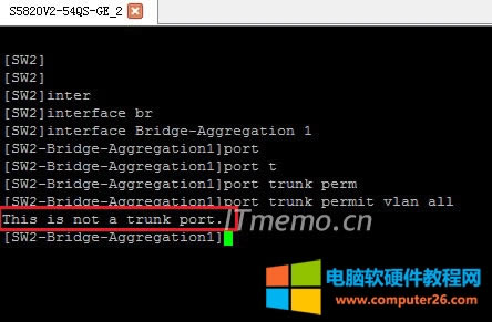 H3C������ʾthis is not a trunk port��ʲô��˼����Q������