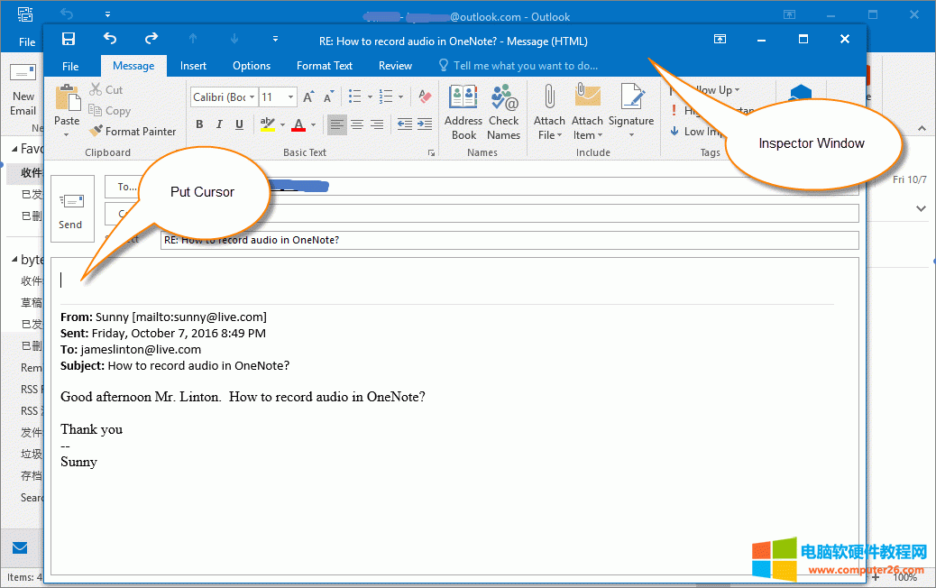 Outlook �����]�����ں͹��(bi��o)
