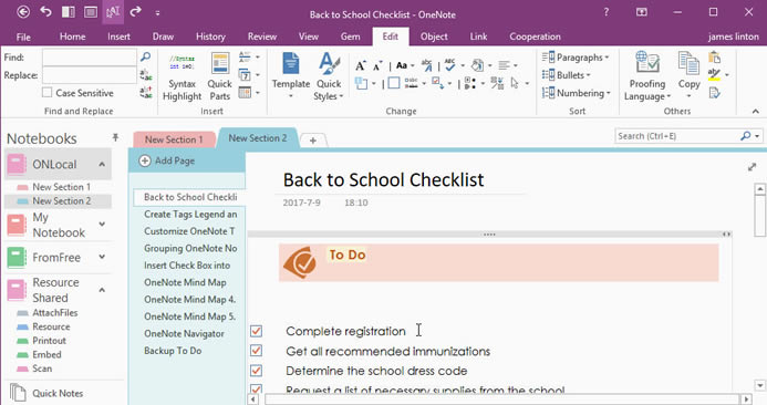 �����Ƅ�����ɵ� OneNote ���k��헵�����Ă�����