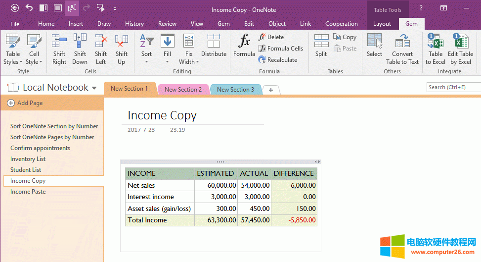 һ�� OneNote ����