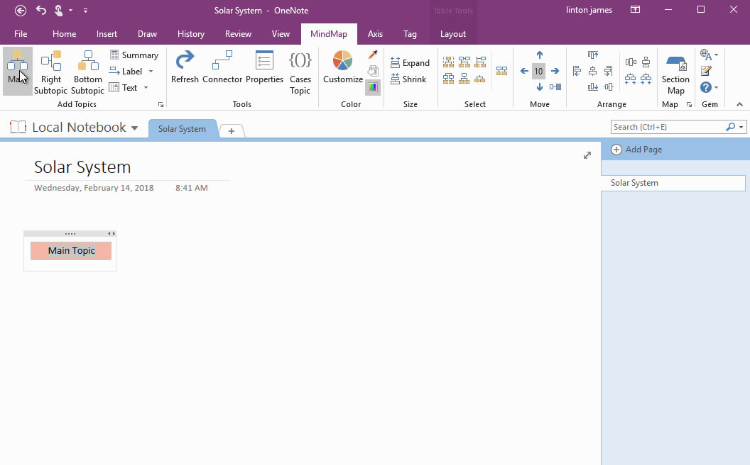 һ�I����˼�S���D�������}�� OneNote ����������ӻ������˼�S���D�