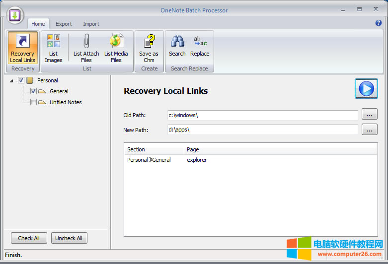 ��������֏�(f��)OneNote����еı��ؔ��