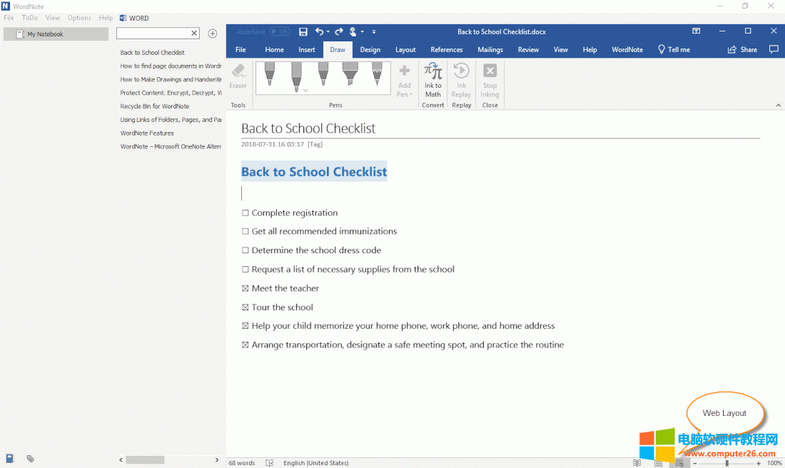 WordNote ��� Word �� Web ��ʽҕ�D�o��ʹ���L�D�֌����� 