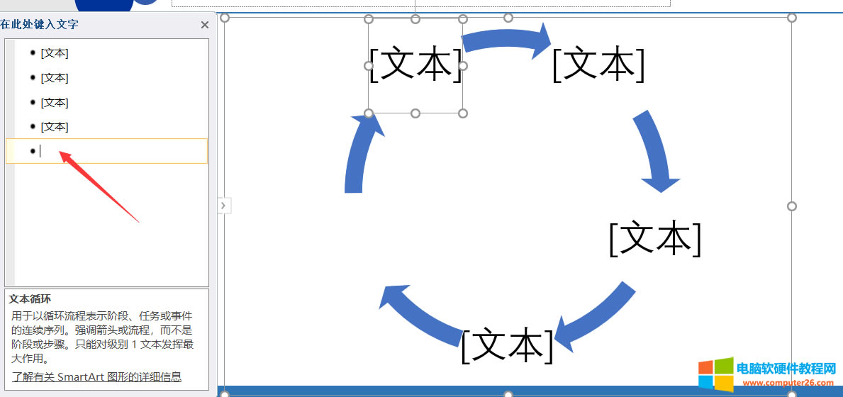 ����PPT��SmartArt���ѭ�h(hu��n)�D�����