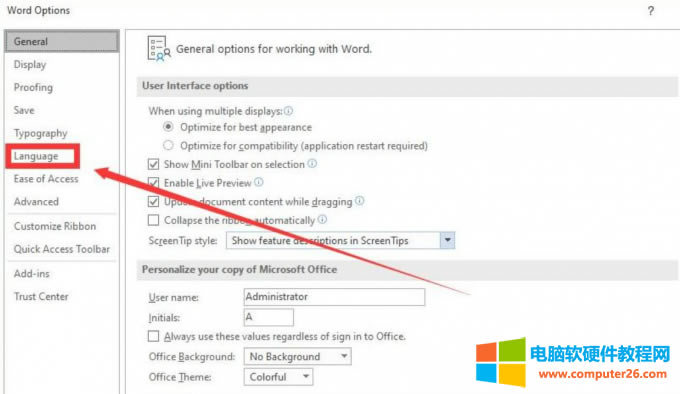 Word Options������