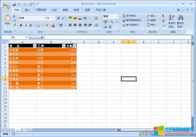 ��office&nbsp;Excel 2007���������҂���Ҫͬ�r���_ BOOK1.xlsx�������µı� 1 �ͱ� 2��