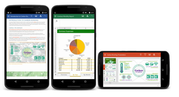 ΢ܛ���µ�Word��Excel��PowerPoint��(y��ng)�ó���?y��n)�Android�O(sh��)����¹���