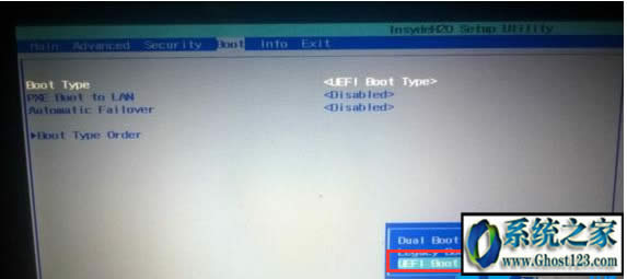 電腦系統(tǒng)BIOS開啟UEFI模式方法與GPT分區(qū)裝系統(tǒng)設(shè)置UEFI啟動步驟