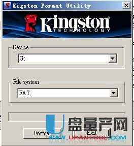 ��ʿ�D�ٷ���ʽ������Kingston Format Utility 1.0.3.0