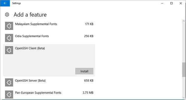 Win10���I(y��)�憢�Ã�(n��i)�õ�OpenSSH�͑��˷���