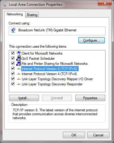 Windows 7���c(di��n)������M(j��n)��IPv6����