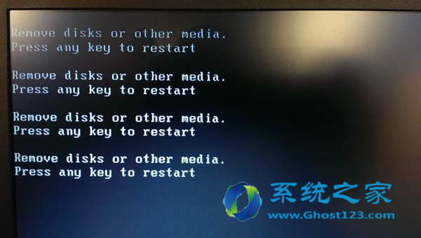 Ghost Win7ϵ�y(t��ng)�؆��_�C(j��)����Remove disks or other media��ʾ