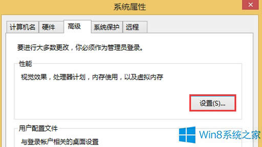 Windows8系統(tǒng)調(diào)整虛擬內(nèi)存大小的方法