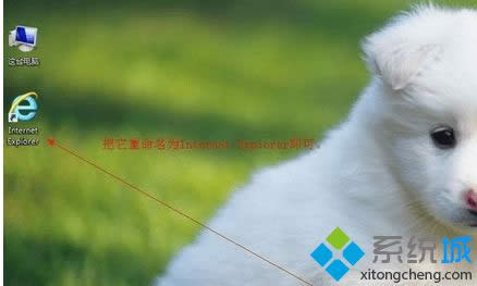 重命名為:Internet Explorer 重命名為:Internet Explorer