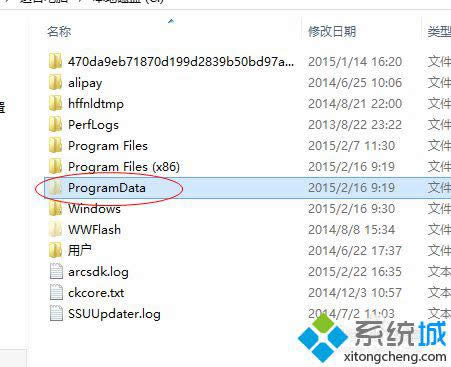 ��ProgramData���ļ��A