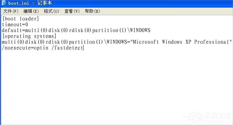 XPϵ�y(t��ng)��ʾ�ļ�boot.ini�Ƿ���ô�k��