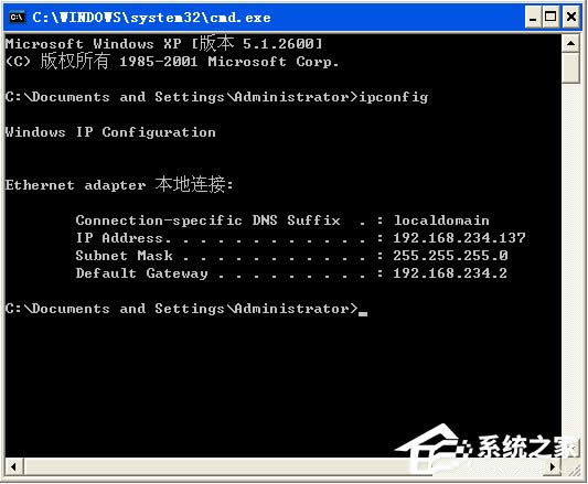 WinXPϵ�y(t��ng)��ipconfig������ô����