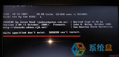 XPʹ��GHOSTϵ�y(t��ng)�r��ʾ��unist specified don��t exist"�����R�e�օ^(q��)��ô��Q