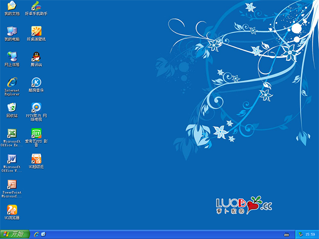 蘿卜家園 GHOST XP SP3 電腦城裝機版 V2016.02